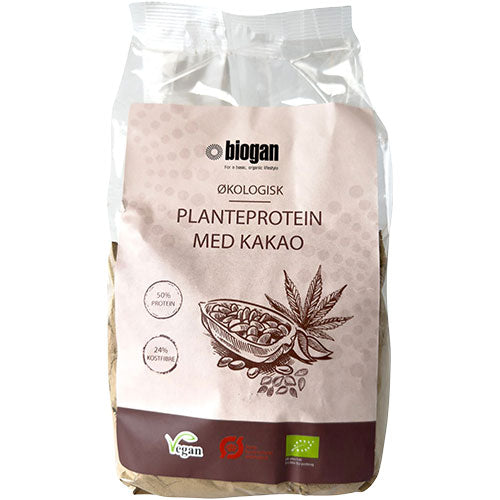 Planteprotein m. kakao vegansk Ø fra Biogan