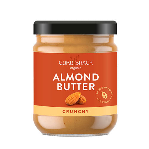 Almond Butter Crunchy Ø fra Guru Snack