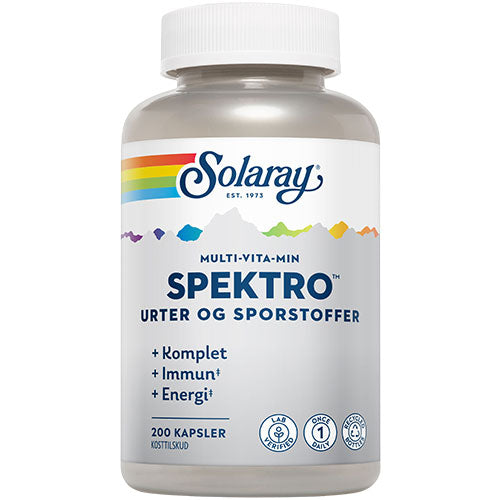 Spektro Multi-Vita-Min med urter og sporstoffer fra Solaray