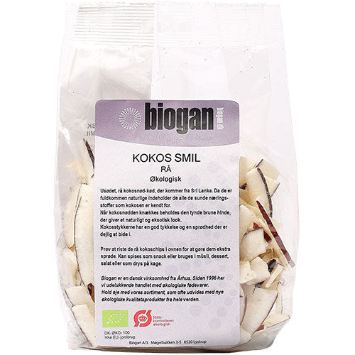 Kokos smil rå Ø fra Biogan