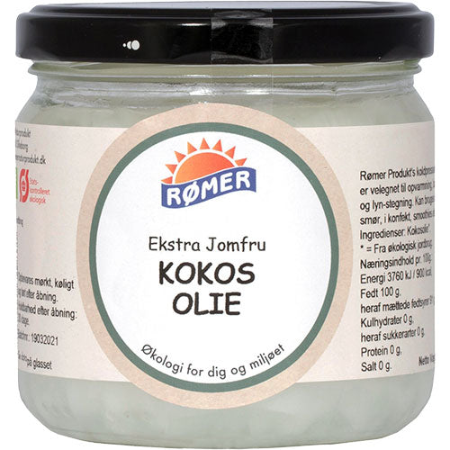 Kokosolie ekstra jomfru Ø fra Rømer