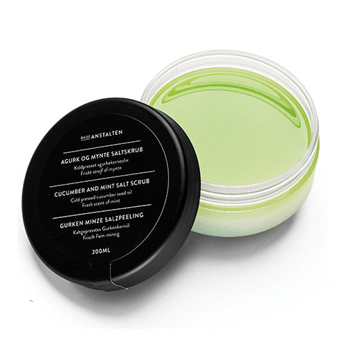Bodyscrub m. agurk & mynte fra Badeanstalten