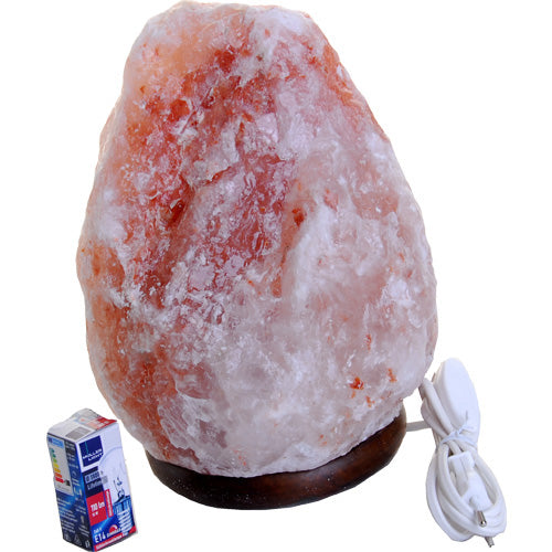 Himalaya salt lampe pink 4-6kg fra Helsam.dk