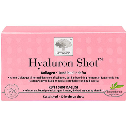 Skin Care Hyaluron Shot 10 x 15 ml fra New Nordic