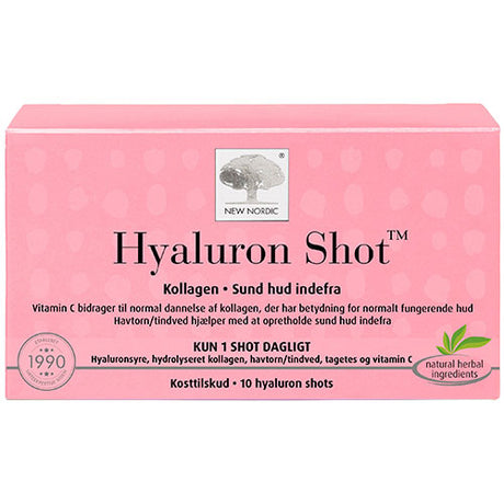 Skin Care Hyaluron Shot 10 x 15 ml fra New Nordic