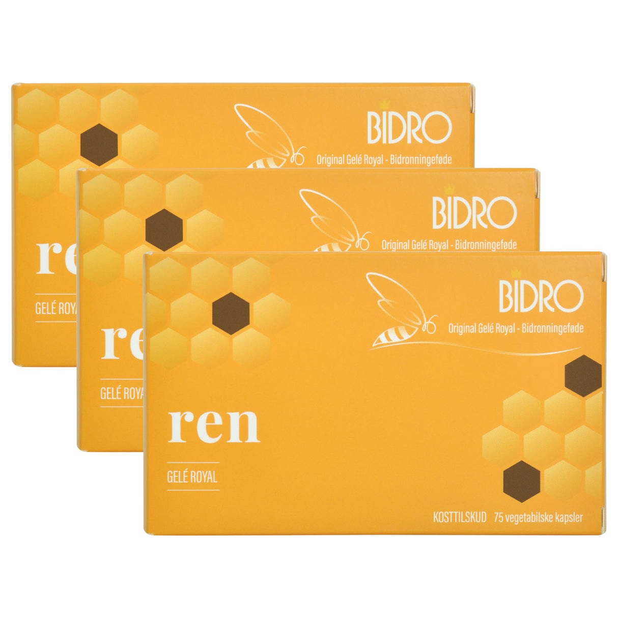 Bidro Ren | 3 x 75 kapsler