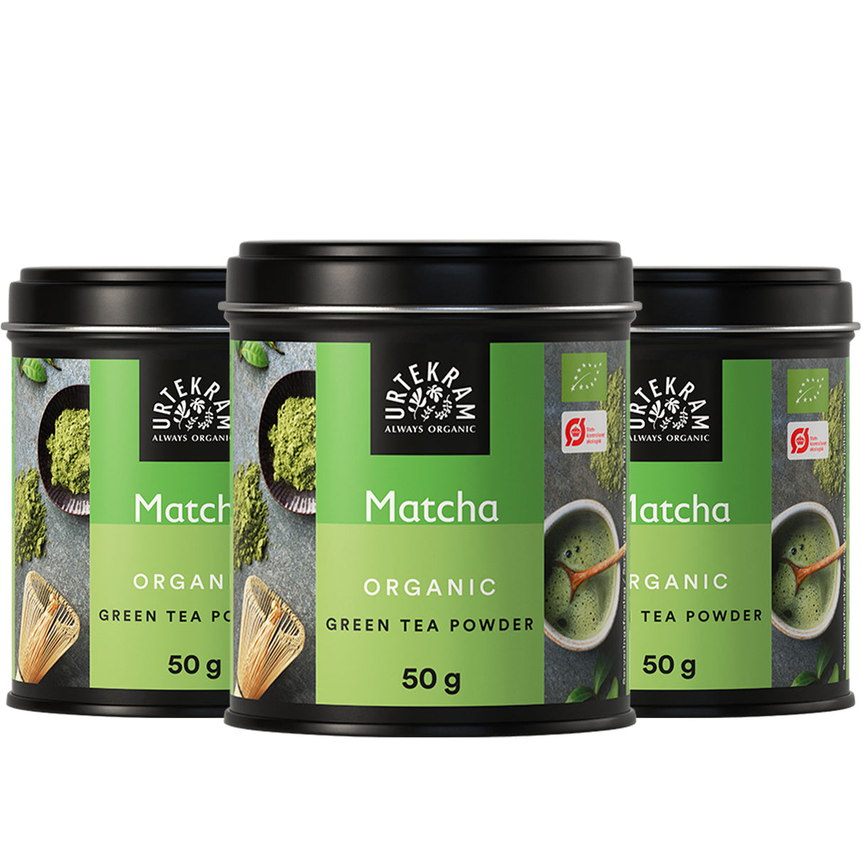 Urtekram Matcha Tea Økologisk | 3 x 50 gr fra Urtekram