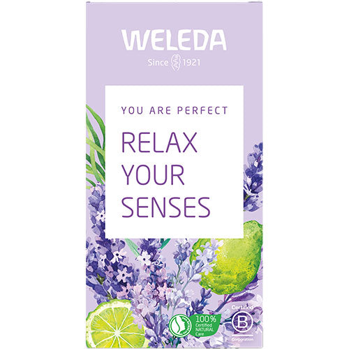 Gaveæske Relax your Senses Værdi kr. 272,- fra Weleda