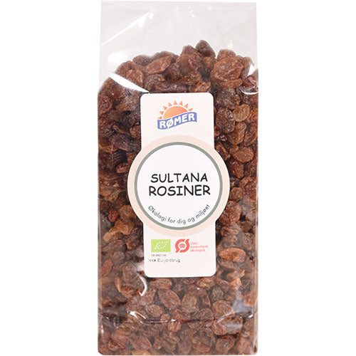 Rosiner lyse Sultana Ø fra Rømer