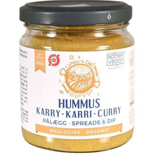 Smørepålæg Hummus karry Ø fra Rømer
