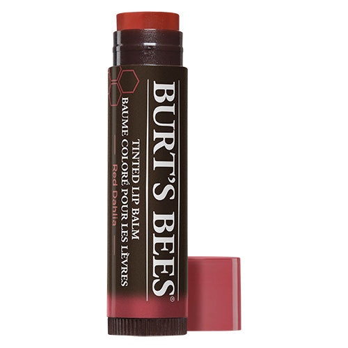Lip balm farvet red dahlia fra Burt's Bees