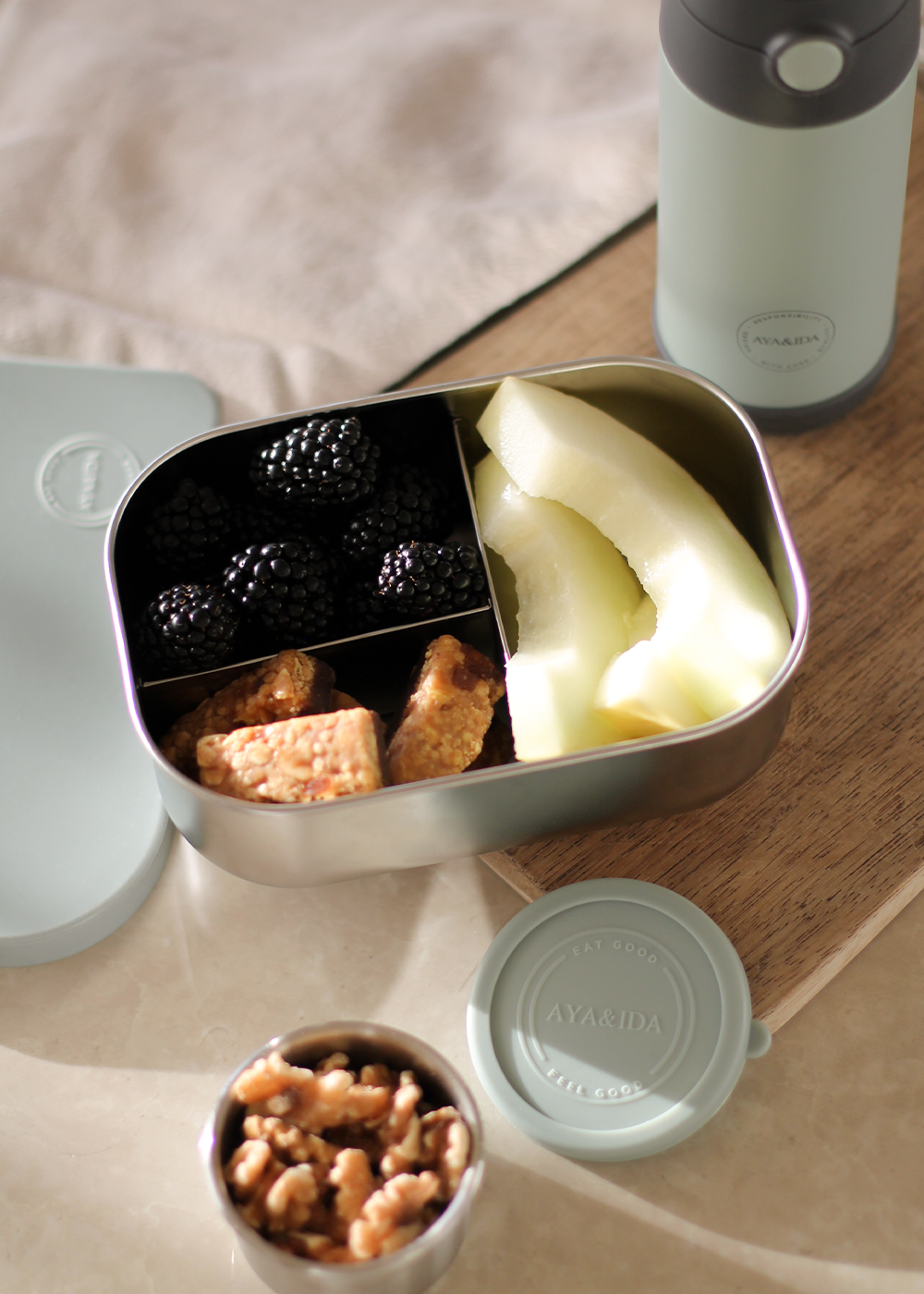 Lunch Box 900 ml - Mint Green fra AYA&IDA