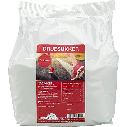 Druesukker ren (glukose) fra Natur-Drogeriet