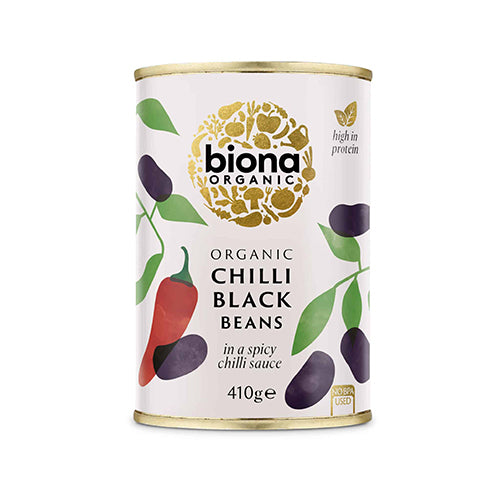 Sorte bønner m. chili Ø fra Biona Organic
