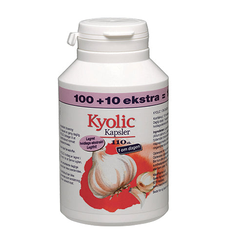 Kyolic 1 om dagen 100+10 kap fra Kyolic