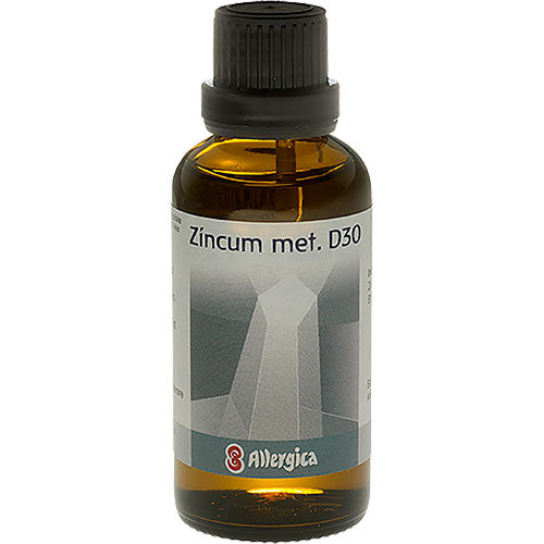 Zincum met. D30 Cellesalt 15 fra Allergica