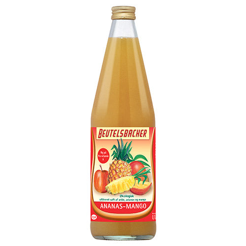 Ananas-Mango saft Ø fra Beutelsbacher