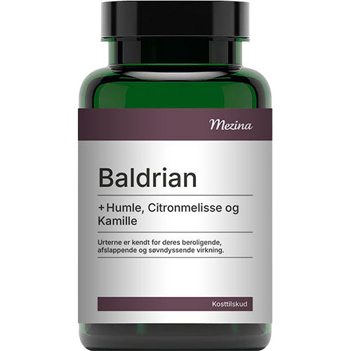 Mezina Baldrian + Humle, Citronmelisse og Kamille fra Mezina