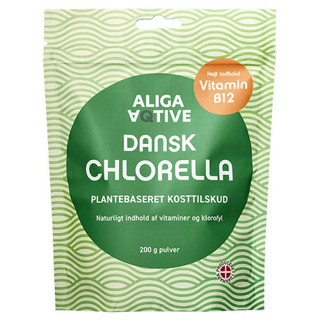Dansk Chlorella pulver fra ALIGA AQTIVE