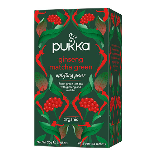 Ginseng matcha green tea Ø Pukka fra Pukka