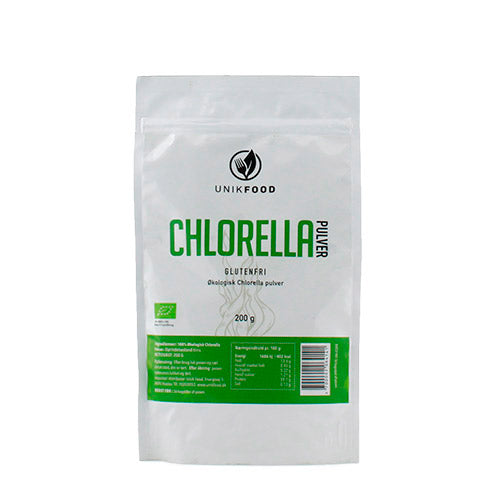 Chlorella pulver Ø fra Unikfood