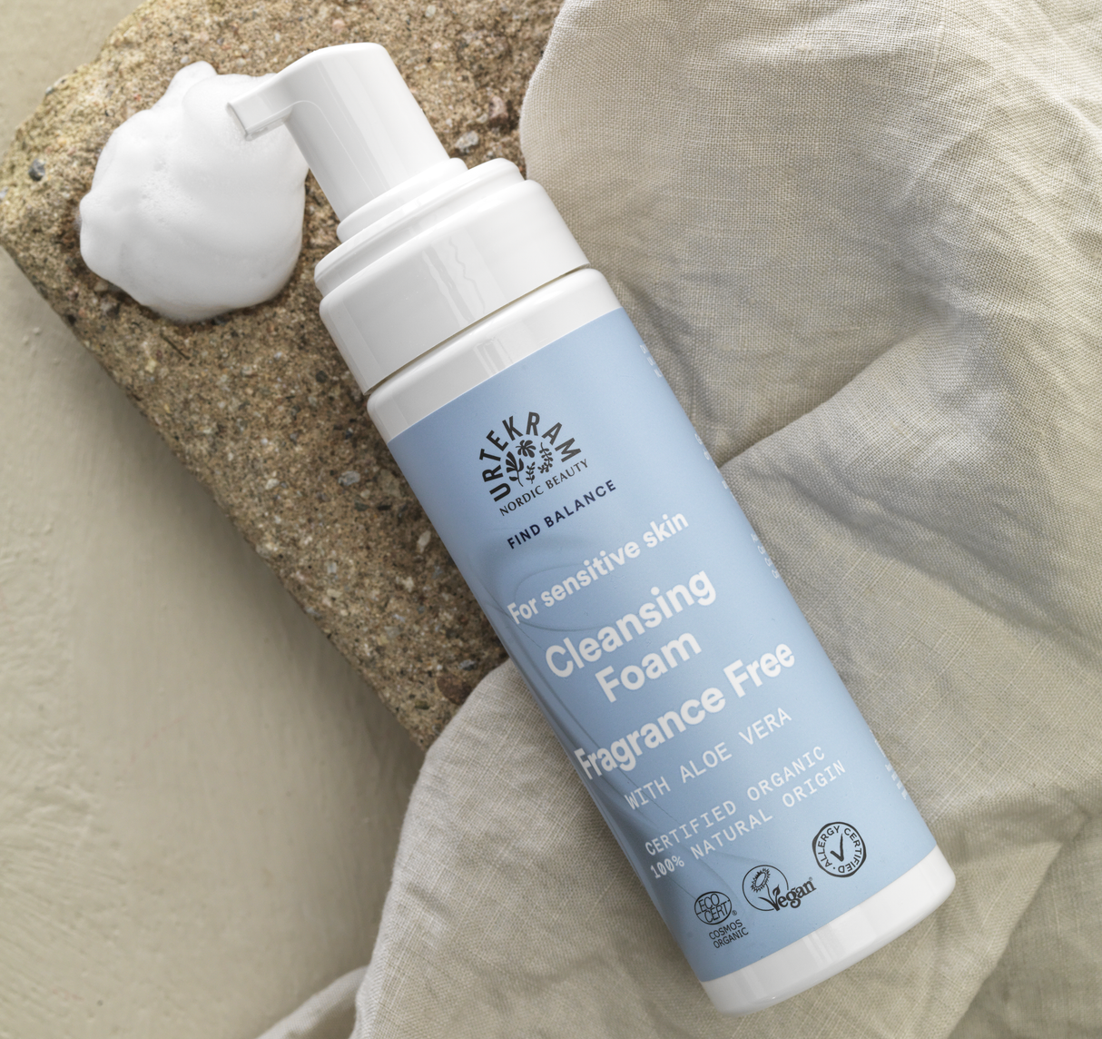 Urtekram Cleansing Foam Fragrance Free | 150 ml