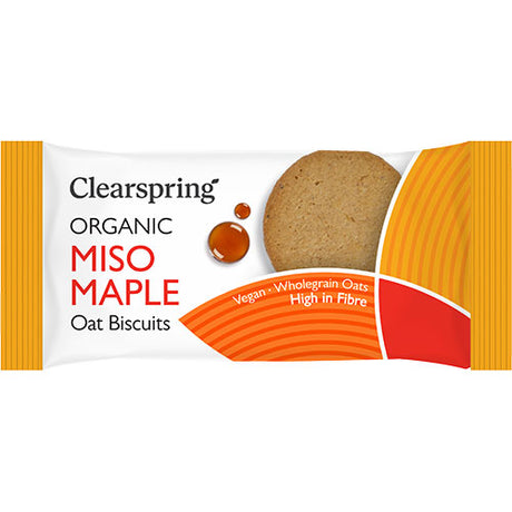 Miso Maple Oat Biscuits Ø fra Clearspring