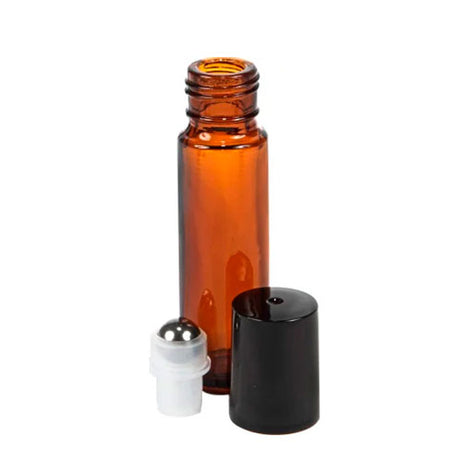 Roll on glasflaske 10 ml brun fra Urtegaarden