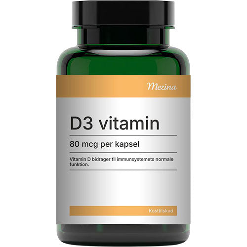 Mezina D3 vitamin 80 mcg fra Mezina