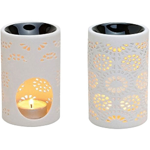 Duftlampe kniplingemønster fra Urtegaarden