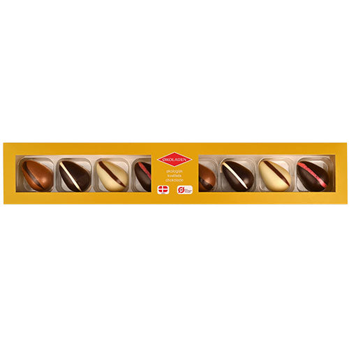 Gul kollektion 8 stk. Fyldte Æg Ø