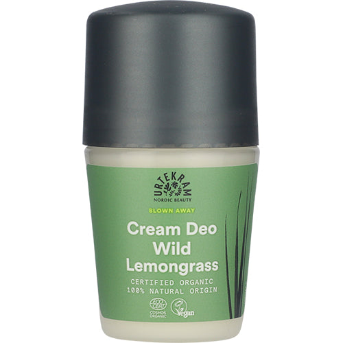 Creme deo roll on Wild Lemongrass fra Urtekram