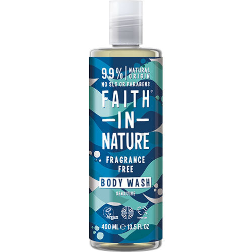 Showergel Fragrance Free fra Faith in Nature