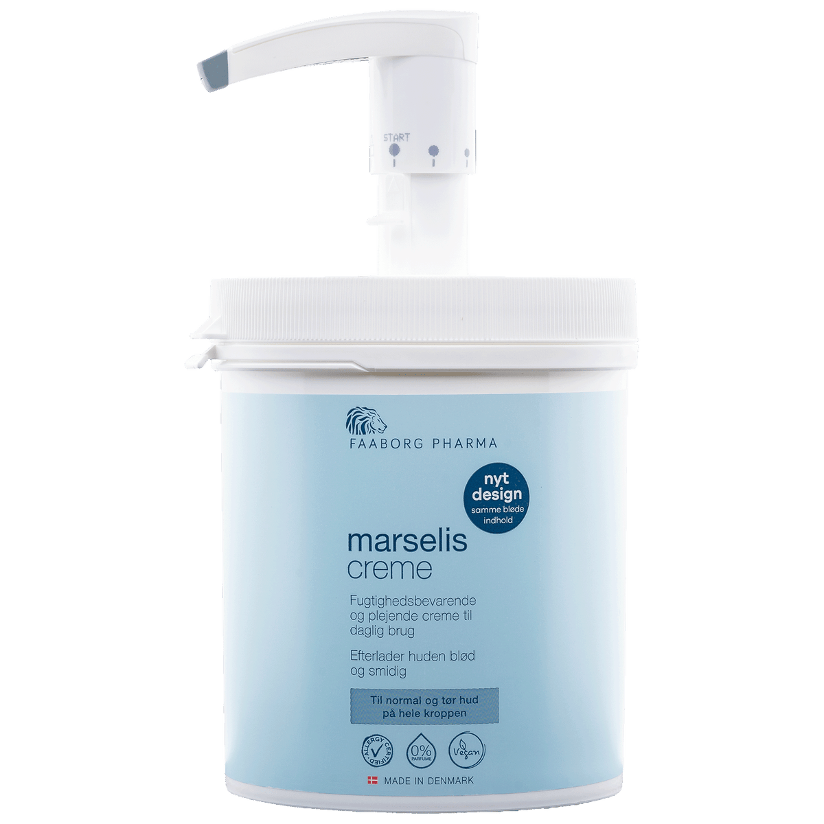 Faaborg Pharma Marselis Orig. Creme Krukke m/Pumpe | 1000 ml fra Faaborg Pharma