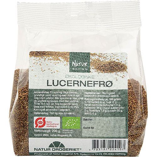 Lucernefrø Ø fra Natur-Drogeriet