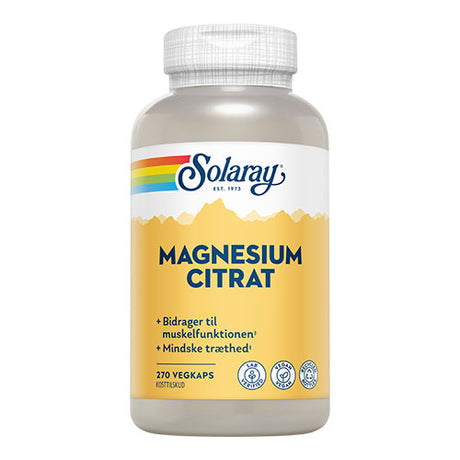 Magnesium Citrat fra Solaray