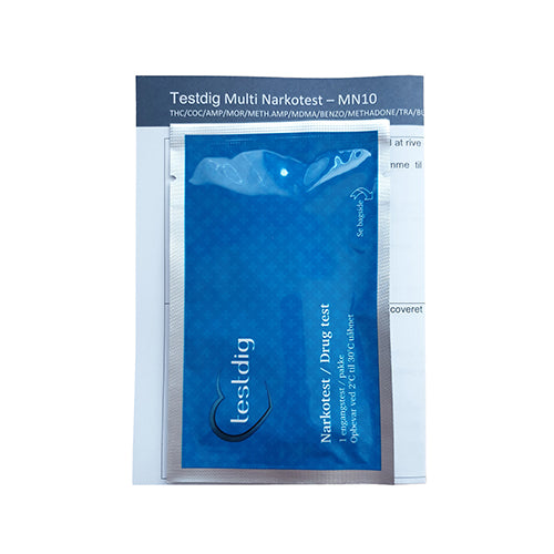 Narkotest Multi MN10, engangstest fra Helsam.dk