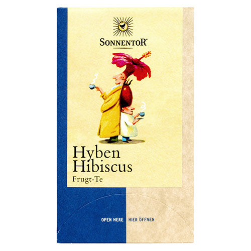 Hyben-Hibiskus Frugt te Ø fra Sonnentor