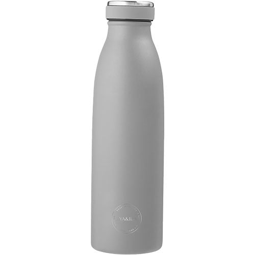 Drinking Bottle 500ml Light Grey fra AYA&IDA