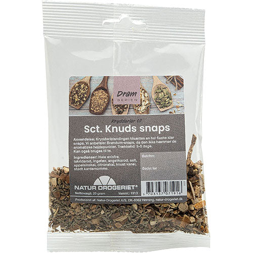 Sct. Knuds snaps krydderiblanding fra Natur-Drogeriet