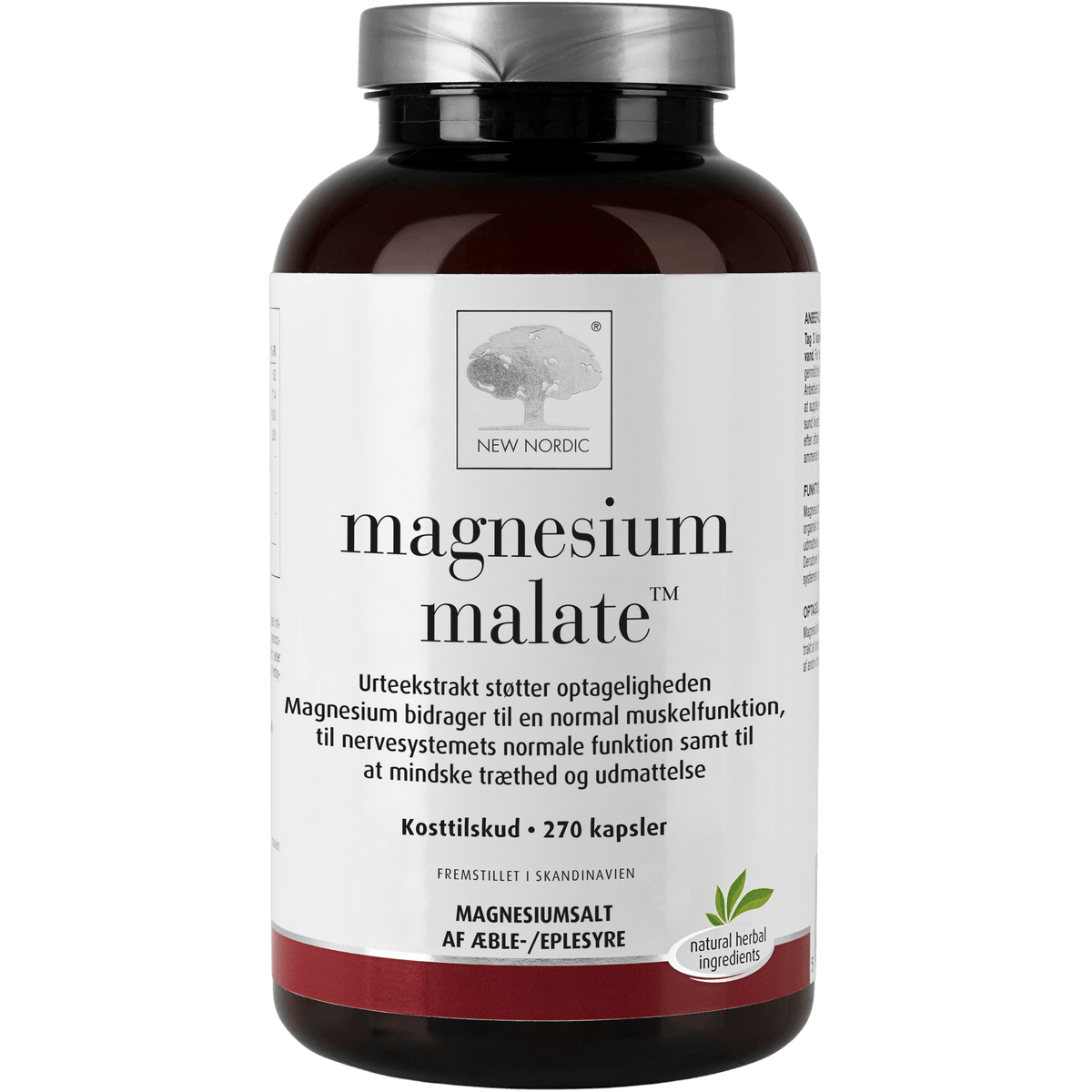 New Nordic Magnesium Malate | 270 kapsler