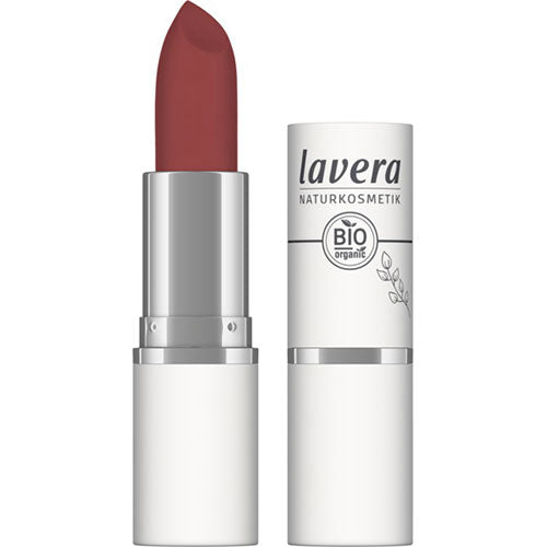 Velvet Matt Lipstick Vivid Red 04 fra lavera