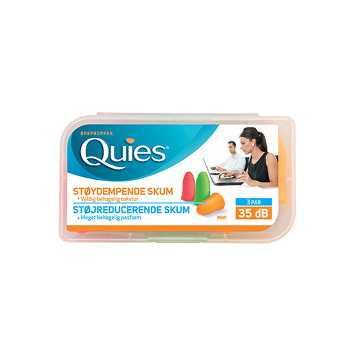 Ørepropper skum 3 par i fra Quies