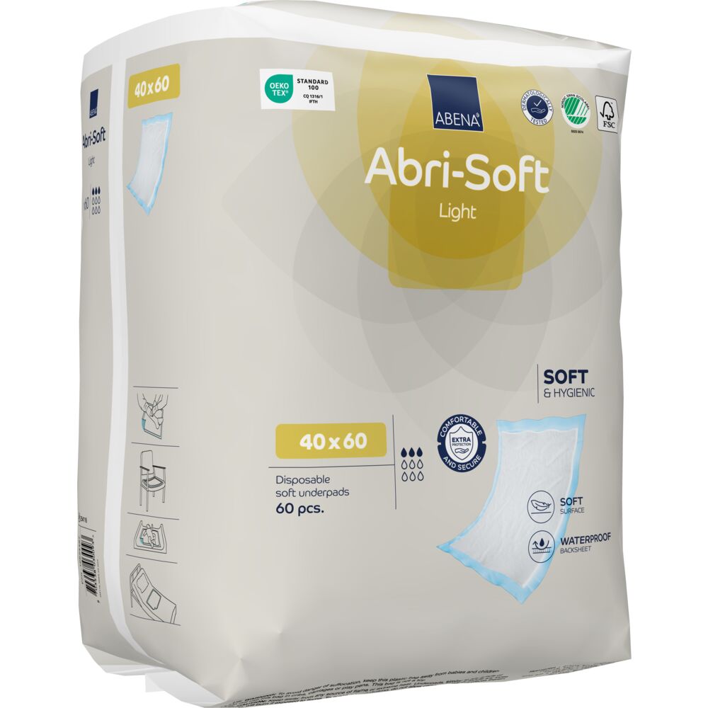 ABENA Abri-Soft Light Underlag 60x40cm