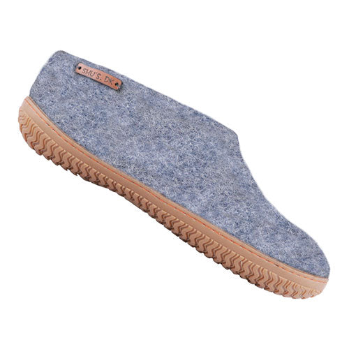 SHU`S hjemmesko med gummi sål - Denim 37 fra SHUS