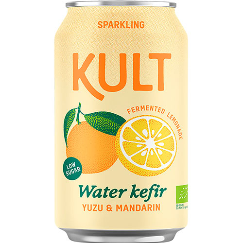KULT Vandkefir 33 cl | Yuzu & Mandarin fra KULT