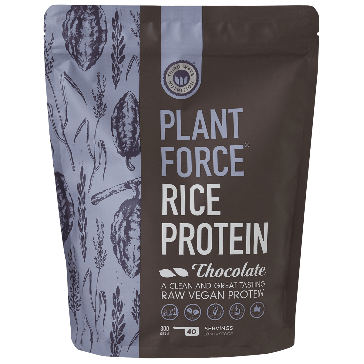 Plantforce Risprotein Chokolade | 800 g