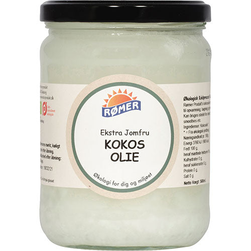 Kokosolie ekstra jomfru Ø fra Rømer