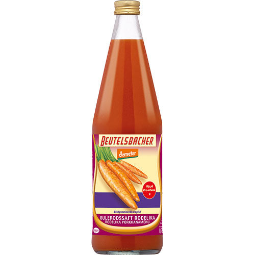 Gulerodssaft Rodelika Ø Demeter fra Beutelsbacher