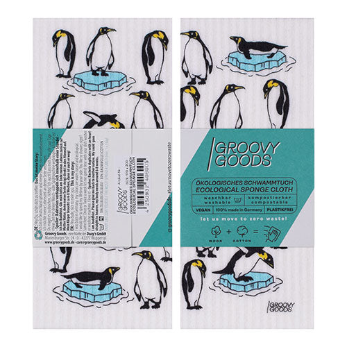 Karklud u. plastik pingvin fra Groovy Goods